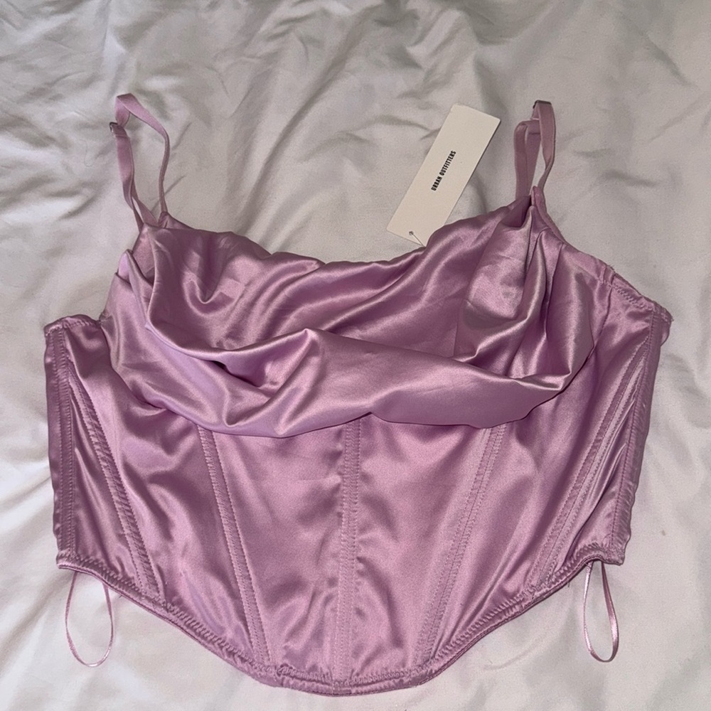 Urban Outfitters - pink corset tank top